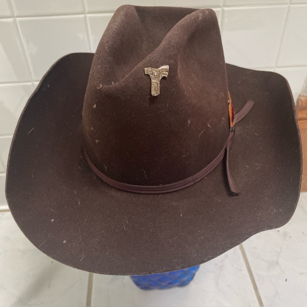 Vintage Ranch western wear Brown Cowboy Hat